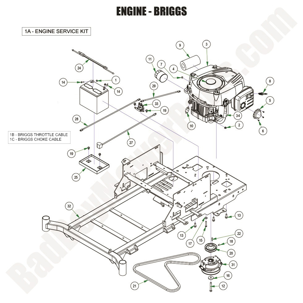 2024 MZ Rambler - Engine - Briggs